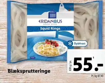 Lidl Eridanous blæksprutteringe tilbud