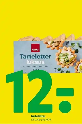Coop 365 Tarteletter 225 g. tilbud