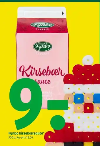 Coop 365 Fynbo kirsebærsauce tilbud