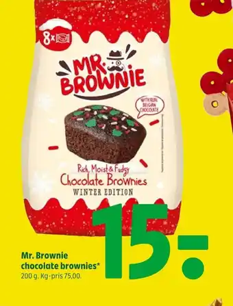 Coop 365 Mr. Brownie chocolate brownies tilbud