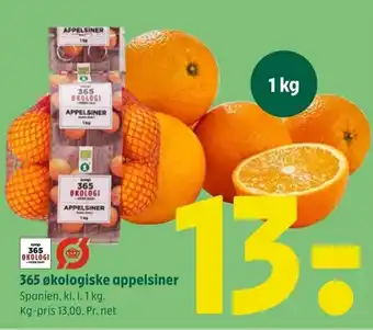 Coop 365 365 økologiske appelsiner tilbud