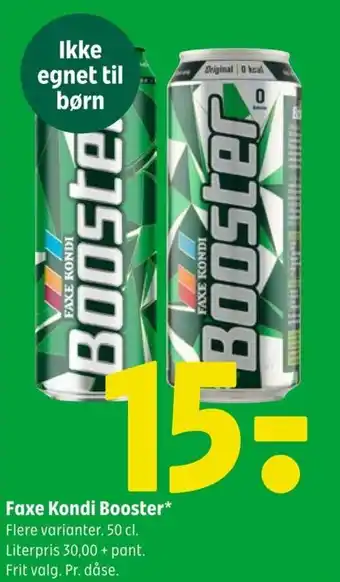 Coop 365 Faxe Kondi Booster tilbud