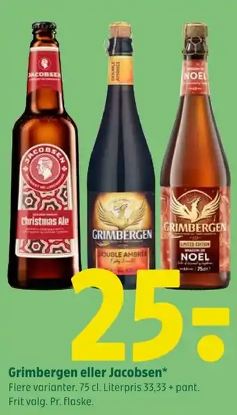 Coop 365 Grimbergen eller Jacobsen tilbud