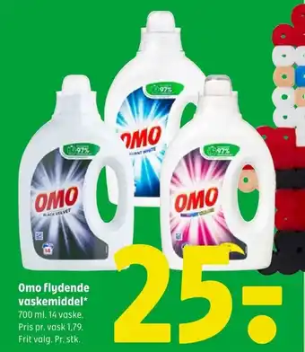 Coop 365 Omo flydende vaskemiddel tilbud