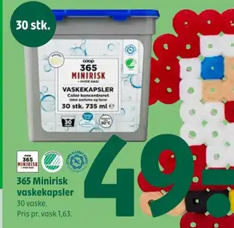 Coop 365 365 Minirisk vaskekapsler tilbud