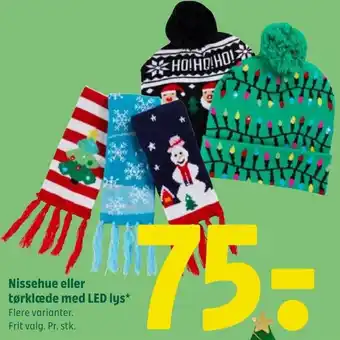 Coop 365 Nissehue eller tørklæde med LED lys tilbud