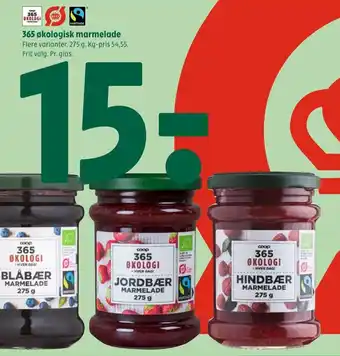 Coop 365 365 økologisk marmelade tilbud