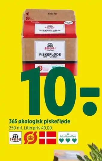 Coop 365 365 økologisk piskefløde tilbud