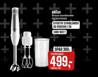 Skousen Braun stavblender tilbud