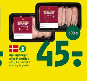 Kyllingebryst eller inderfilet