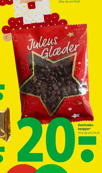 Overtræks knapper