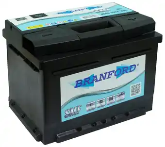 Branford - autobatteri 60 ah +højre