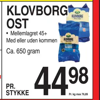 ABC Lavpris Klovborg ost tilbud