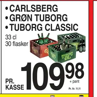 ABC Lavpris Carlsberg • grøn tuborg • tuborg classic tilbud