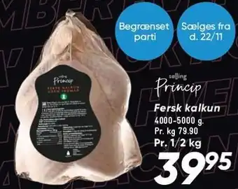Bilka Salling princip fersk kalkun tilbud