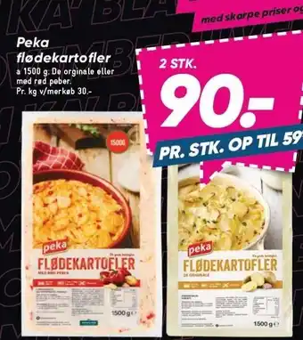 Bilka Peka flødekartofler tilbud