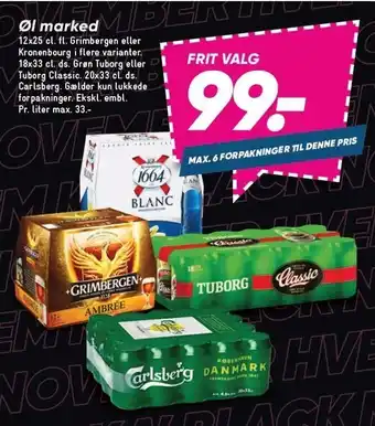 Bilka Øl marked tilbud