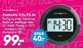 Bilka Parksafe city fs 24 tilbud
