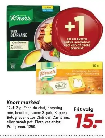 Bilka Knorr marked tilbud