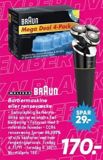 Bilka Barbermaskine eller rensevæske tilbud