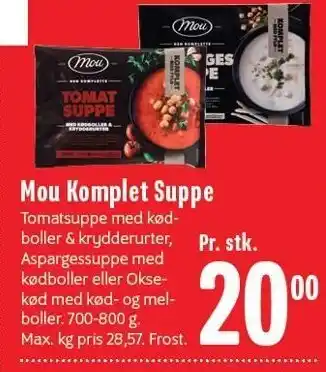 Min Købmand Mou komplet suppe tilbud