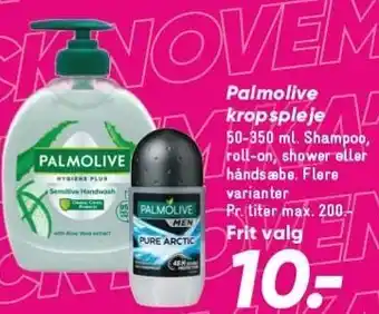 Bilka Palmolive kropspleje tilbud