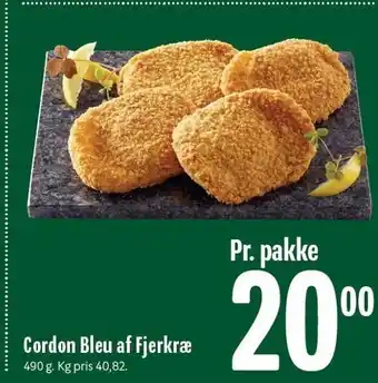 Min Købmand Cordon bleu af fjerkræ tilbud