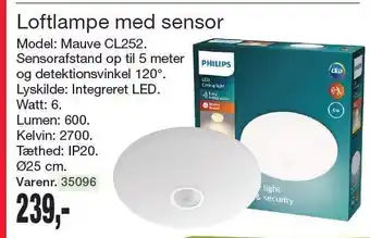 Harald Nyborg Loftlampe med sensor tilbud