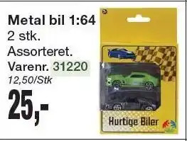 Harald Nyborg Metal bil 1:64 tilbud