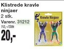 Harald Nyborg Klistrede kravle ninjaer tilbud