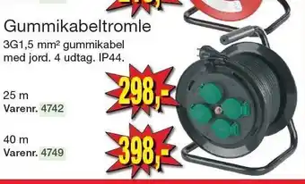 Harald Nyborg Gummikabeltromle tilbud