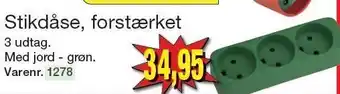 Harald Nyborg Stikdåse, forstærket tilbud
