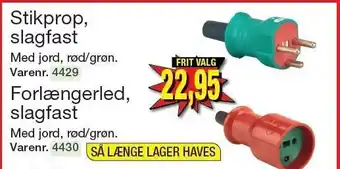 Harald Nyborg Stikprop, slagfast tilbud