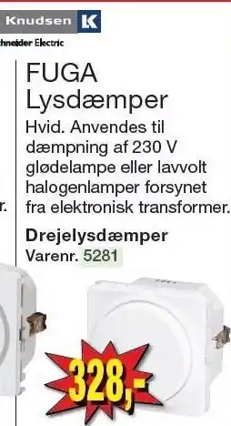 Harald Nyborg Fuga lysdæmper tilbud