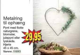 Harald Nyborg Metalring til ophæng tilbud