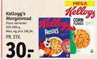 SPAR Kellogg's morgenmad tilbud