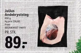 SPAR Julius andebryststeg tilbud