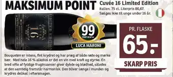 SPAR Cuvée 16 limited edition tilbud