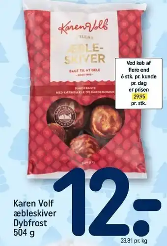 REMA 1000 Karen volf æbleskiver tilbud