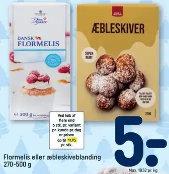 Flormelis eller æbleskiveblanding