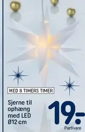REMA 1000 Stjerne til ophæng med led tilbud