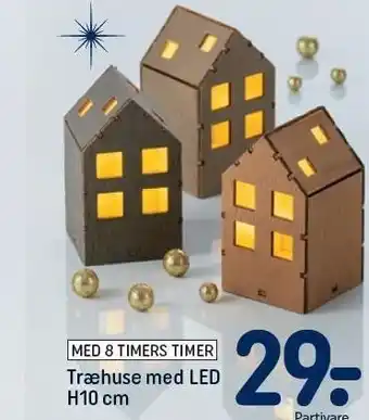 REMA 1000 Træhuse med led h10 cm tilbud