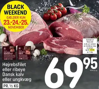 REMA 1000 Højrebsfilet eller ribeye tilbud