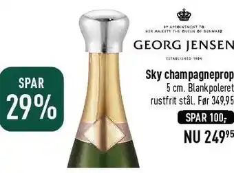 Imerco Sky champagneprop tilbud