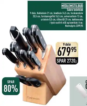 Imerco Sabre knivblok tilbud