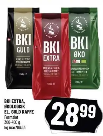 Løvbjerg Bki extra, økologisk el. guld kaffe tilbud