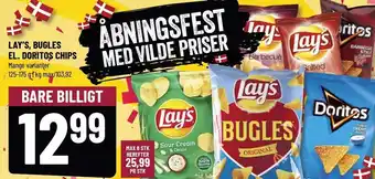 Løvbjerg Lay's, bugles el. doritos chips tilbud