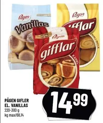 Løvbjerg Pågen gifler el. vanillas tilbud