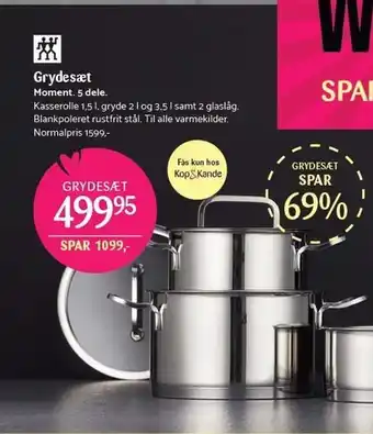 Kop & Kande Grydesæt tilbud