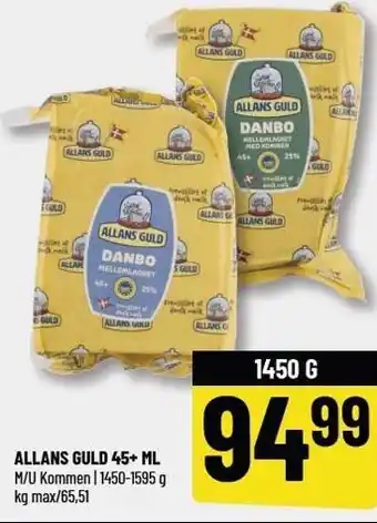 Løvbjerg Allans guld 45+ ml tilbud